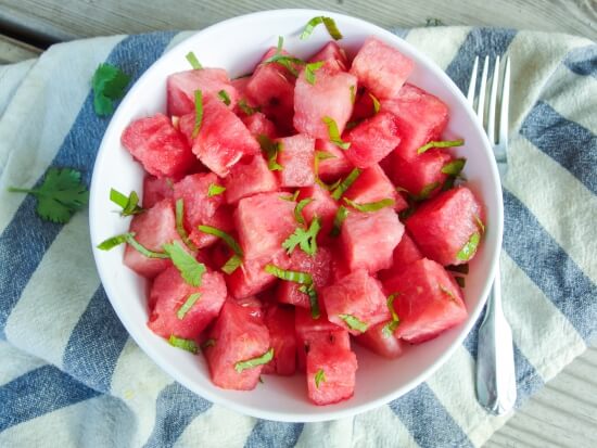 Vietnamese Watermelon Salad - vegan, gluten-free, raw, only 5 ingredients!
