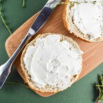 2-Ingredient Cultured Cashew Cream Cheese | Yup, it's Vegan