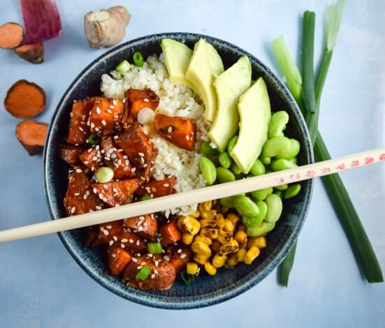 Featured image of post Steps to Make Teriyaki Tofu Bowl With Cauliflower Rice