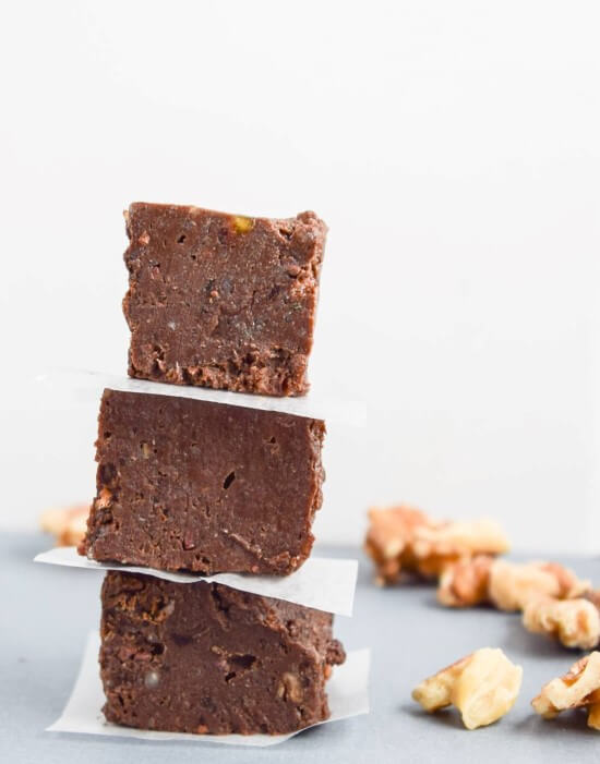 Brownie Batter Freezer Fudge, plus the other top 15 recipes of 2015 from Yup, it's Vegan!
