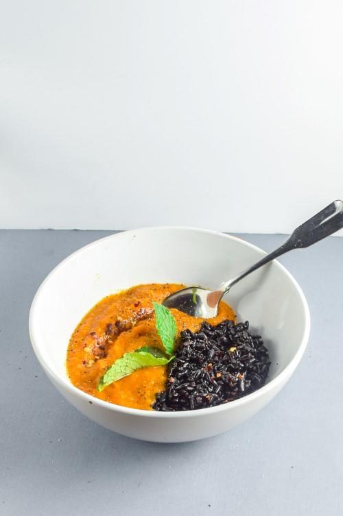 How to Cook Black Rice in the Rice Cooker - Yup, it's Vegan