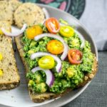 Collard Green Pesto Chickpea Salad Sandwiches | Yup, it's Vegan