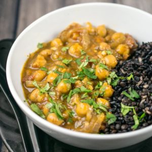 Coconut Chickpea Curry Recipe (GF, Vegan, Weeknight Dinner)