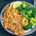 Smoky Roasted Red Pepper and Chickpea Pasta | Yup, it's Vegan