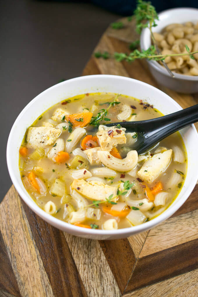 Tofu Noodle Soup Recipe (Vegan Chicken Noodle Soup)