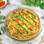 Vegan Quiche with Asparagus and Spinach | Yup, it's Vegan
