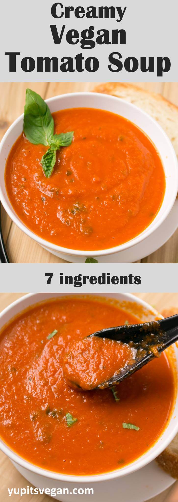 Easy Vegan Tomato Soup Recipe - Yup, it's Vegan