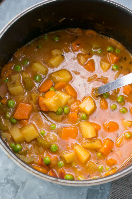 Ultimate Hearty Vegetable Stew Recipe - Yup, it's Vegan
